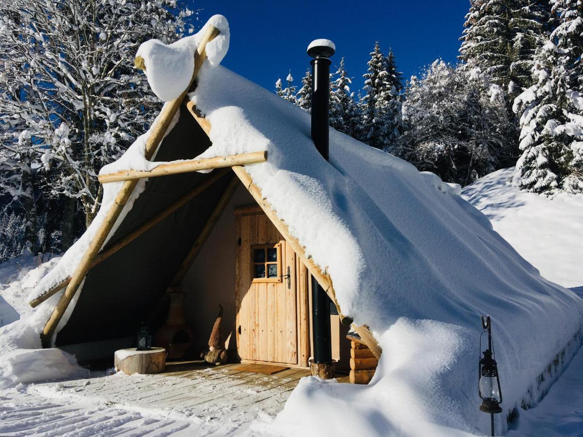 Altipik - Lodges Insolites Mont-Saxonnex エクステリア 写真
